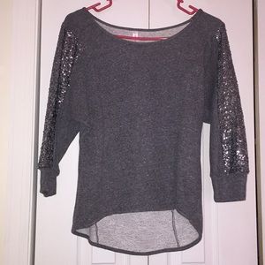 Sparkle Sleeve Top